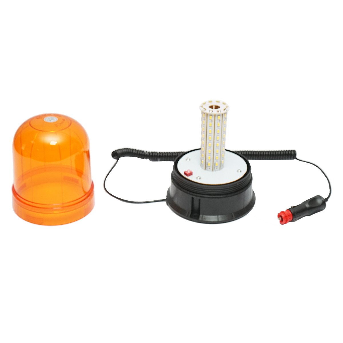 Girofar led 12-24V cu 3 functii si talpa magnetica IP65